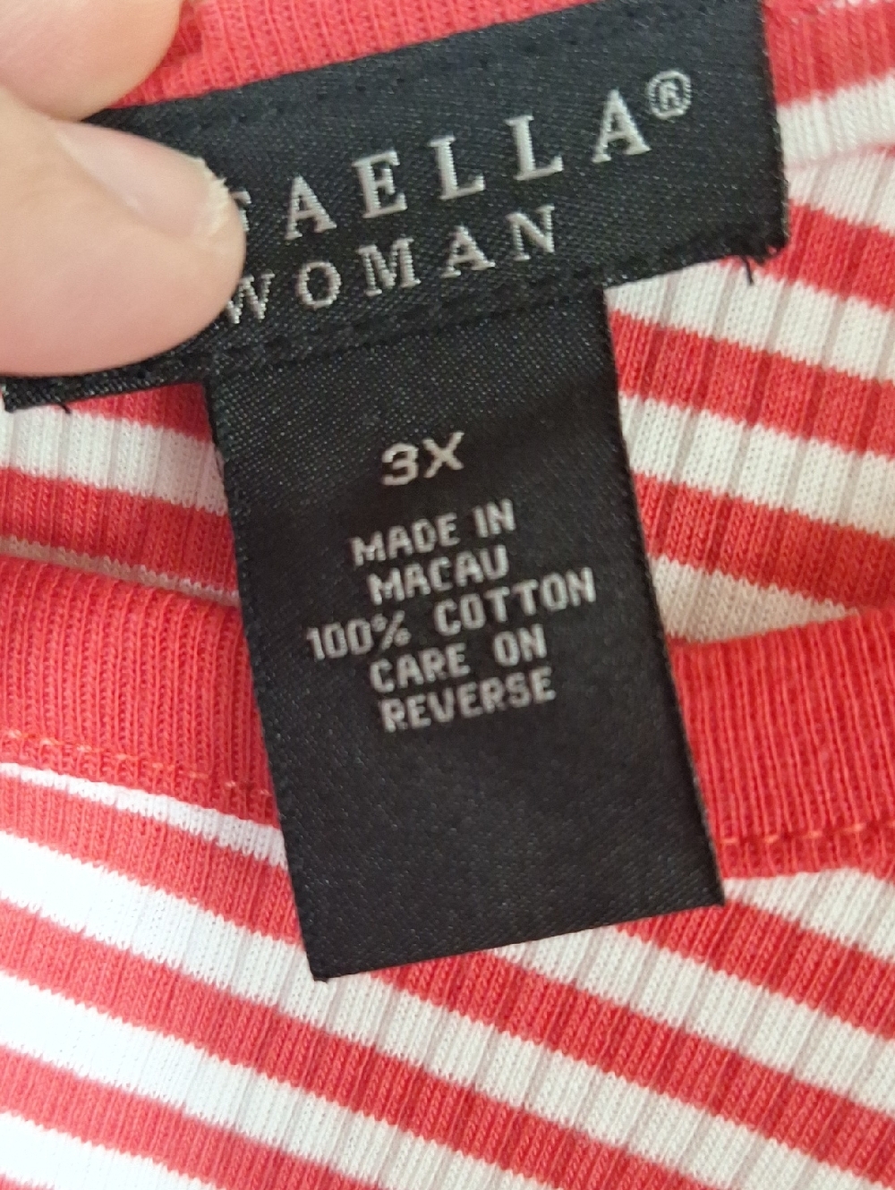 NWT Rafaella Ribbed Tank (Runs Small) - Picture 6 of 6